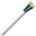 156005047 - Guaina portacavi per piastre elettriche H05 vv-f 3G, 2.5 mm², 5 m, colore: Bianco - Kopp