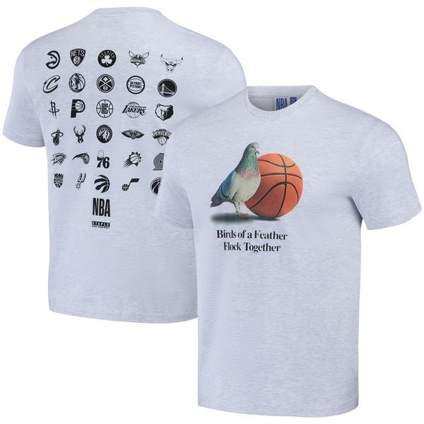 mens-nba-x-staple-heather-gray-all-teams-birds-of-a-feather-t-shirt/