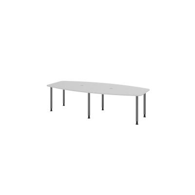 Hammerbacher-Konferenztisch 280cm/6 Rundrohrfüße Grau-VKT28C/5/G Image