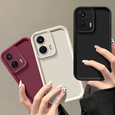 For Motorola Moto G53 Case Motorola Moto G34 5G phone Case Motorola Moto G22 4G G14 Liquid Silicone Lens Shockproof Back Cover