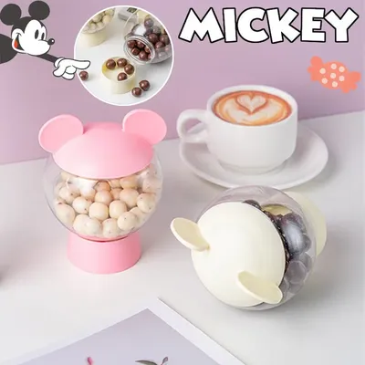 Disney Mickey Mouse Sweet Jar Kids Favor Cute DIY Gift Candy Cookie Snack Chocolate Packing Can