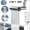 Robinet de cuisine cascade d'évier 4 en 1, barboteur résistant aux éclaboussures 360 ° Adaptateur d'eau d'extension de robinet de lavabo de peau de salle de bains pour évier de cuisine