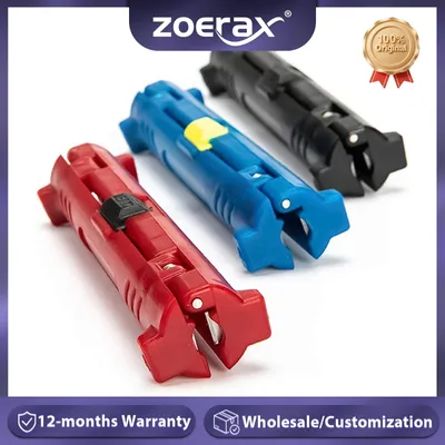 ZoeRax Wire Stripper Pen network cable Tools Wire Cable Cutter Rotary Coaxial Wire Stripping Cutting Machine Pliers