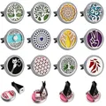 Clip per diffusore di profumo per deodorante per auto riutilizzabile da 1 pezzo, diffusore per aromaterapia per interni auto per presa d'aria automatica con 10 cuscinetti