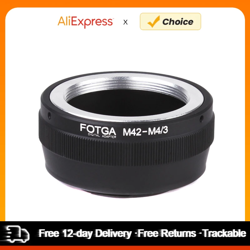 Fotga adapter ring für m42 objektiv zu micro 4/3 montage kamera olympus panasonic dslr kamera m42 montage len zu micro 4/3 mount adapter Image