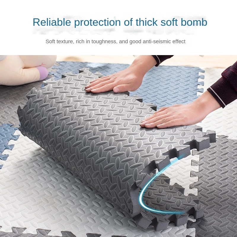 16 stücke 30*30cm puzzle matte für kinder dicke baby spiel matte kinder teppich matten eva schaum teppich kinderzimmer aktivitäten matte für baby