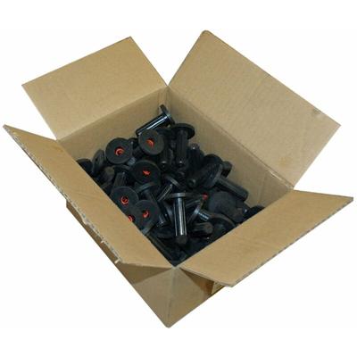 Symbionet - 50x Schallschutzdübel 14mm Gummidübel Schallschutz-Dübel mit Bund Image