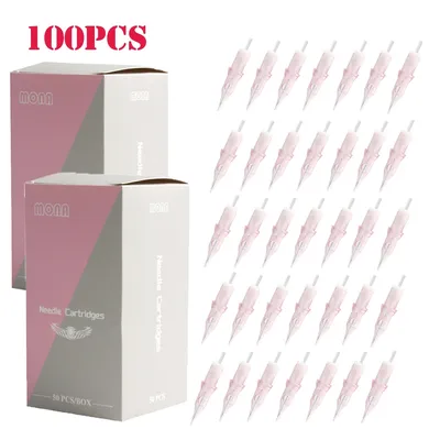 100PCS Universal Membrane Tattoo Needles 0.3MM Standard RL RS RM M1 Tattoo Machine Cartridges