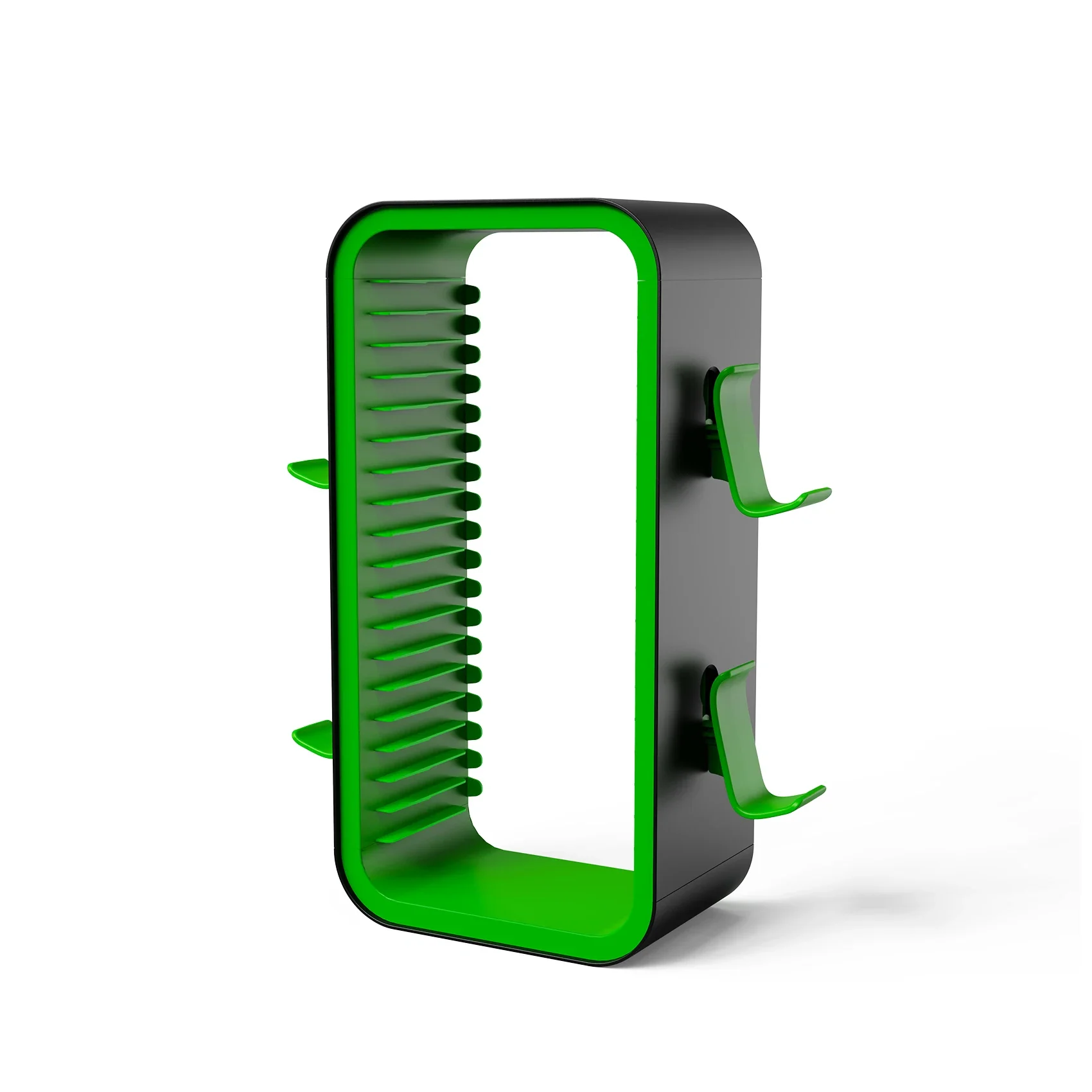 LinYuvo Tour de rangement pour jeux - Organisateur universel de jeux vidéo pour PS4, PS5, Xbox, Switch et Blu-Ray - Peut contenir 18 disques KP06