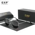 GXP-Lunettes de soleil vintage pour hommes et femmes polarisées hexagonales en acier inoxydable