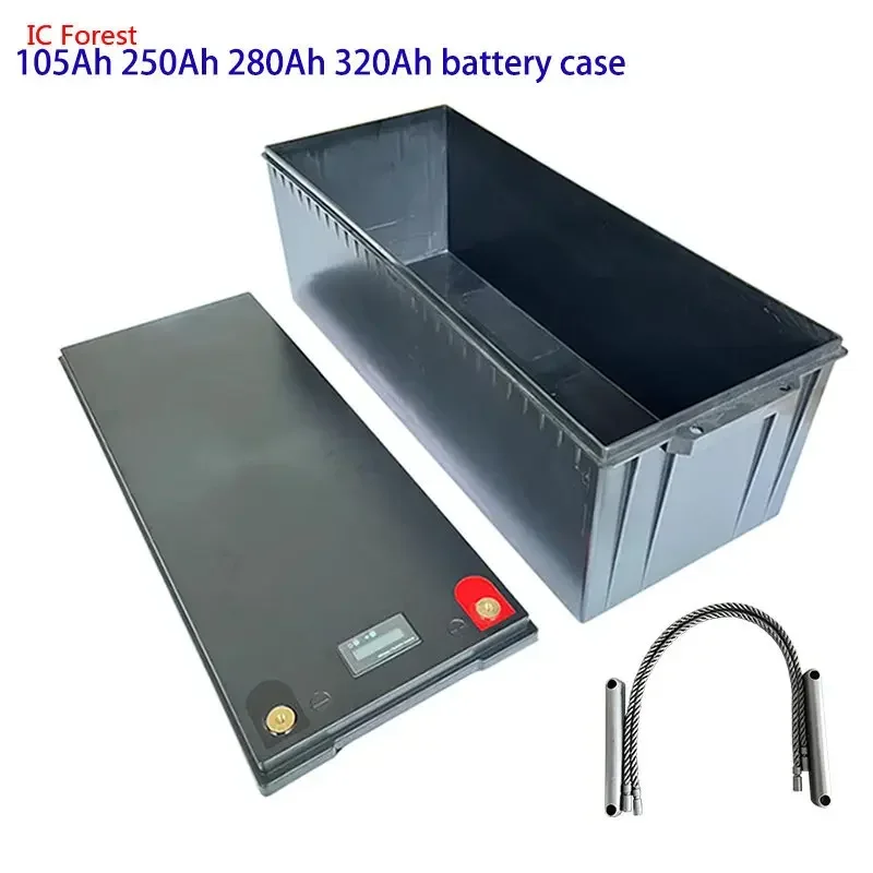 12V 24V Lifepo4 Batteriegehäuse 90Ah 105Ah 200Ah 280Ah 320Ah Solarzellen Batterie Aufbewahrungsboxen RV Yacht Batterie Kunststoffgehäuse Box Image