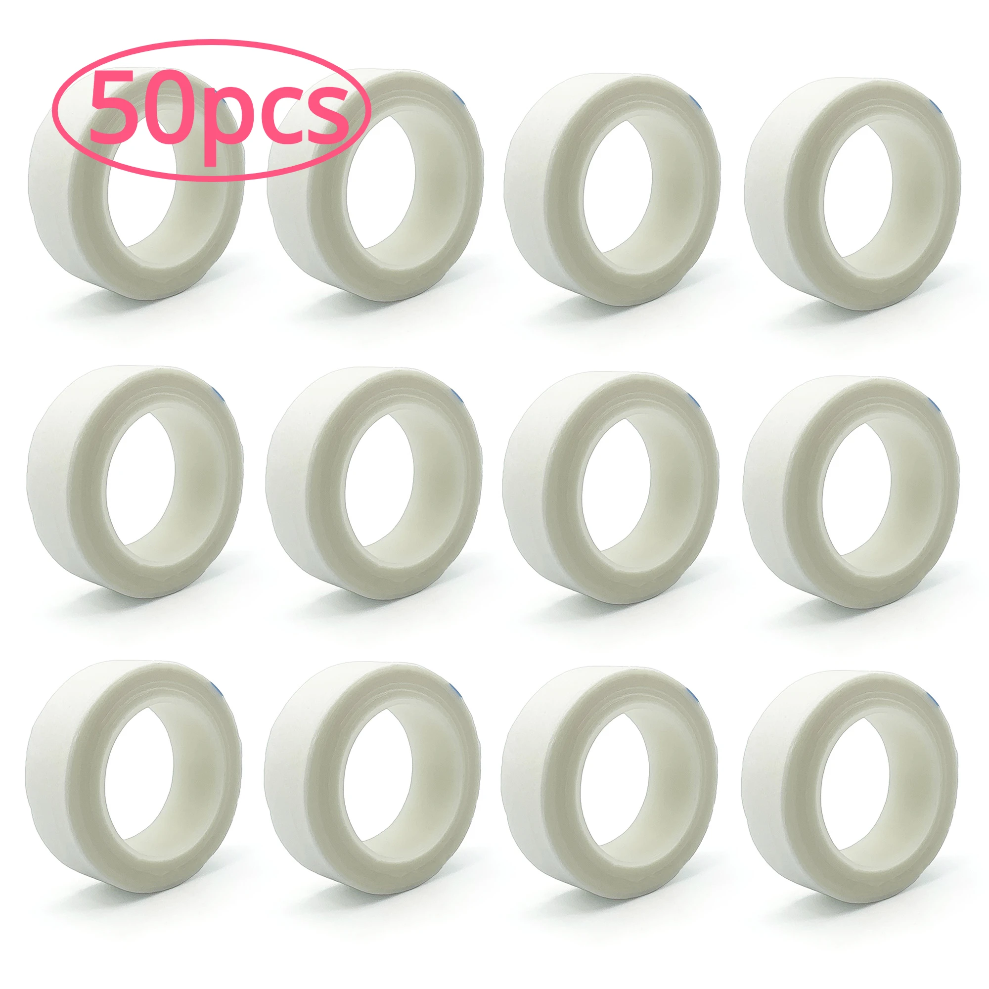 50 rollen Großhandel Wimpern Band 9M Wimpern Verlängerung Papier Band Atmungsaktive Vlies Tuch Klebe Patches Unter Augen Pad Image