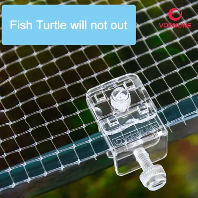Anti Jump Net Frische Meerwasser Aquarium Aquarium Abdeckung Anti Escape Net Zubehör Externe Filter Werkzeuge Überlauf Garnelen Halter