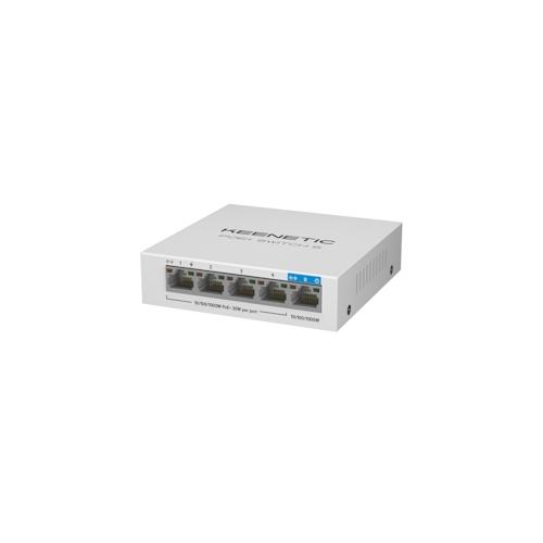 Keenetic POE+ Switch 5 KN-4610-01-EU PoE+ Switch 4 Port + 1 Uplink