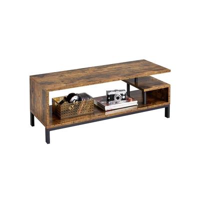 Yaheetech - TV-Schrank Fernsehtisch mit 2 Ablagen, TV-Regal, Fernsehschrank Lowboard Tisch für Image