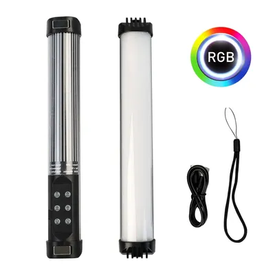 Mini RGB Magnet Photographic Lighting 2700-7500K Photography Handheld LED Fill Light Stick Stick