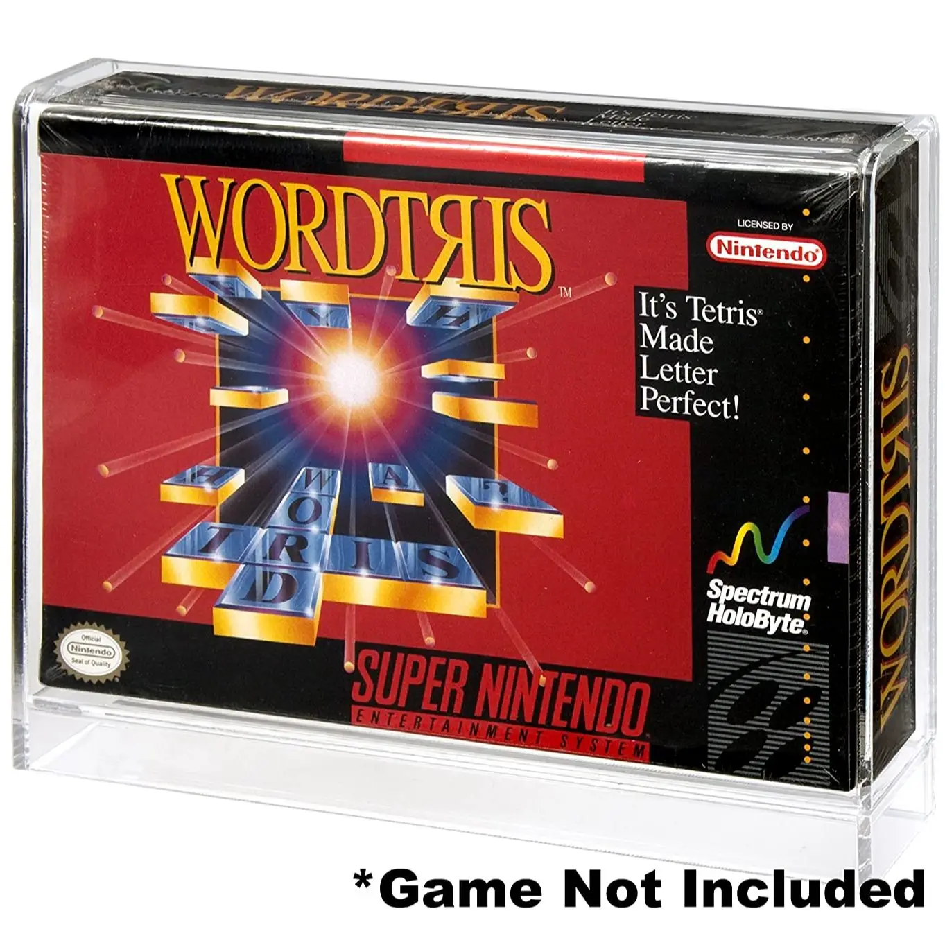 Staub dichte klare Acryl Vitrine Plexiglas Protector Aufbewahrung sbox für Nintendo-Box Snes & N64 Boxed Games Sammler Geschenk Image