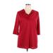 Just My Women's Size 3/4 Sleeve Top Red Cowl Neck Tops - Women's Size 1X Plus