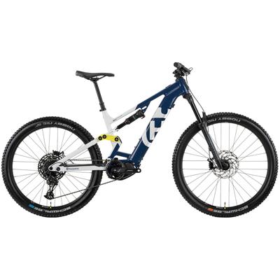 E-Bike HUSQVARNA E-BICYCLES "E-Mountainbike Cross MC2" E-Bikes Gr. 44 cm, 29 Zoll (73,66 cm), blau (blue, white) Pedelec, Elektrofahrrad für Herren, MTB Mountainbike, Bluetooth