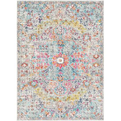 Vintage Orientalischer Teppich Mehrfarbig/Grau 160x220