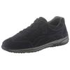 Schnürschuh GABOR "FLORENZ", Damen, Gr. 42, blau (nachtblau), Nubukleder, unifarben, sportlich, Schuhe, mit kontrastfarbenen Ziernähten, Freizeitschuh, Halbschuh, Schnürschuh