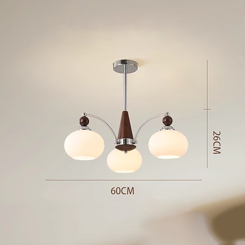 LED-Pendelleuchte 60/80/90 cm 3/5/6/8-flammig nordischer Kronleuchter aus der Mitte des Jahrhunderts, Glaskugel, Sputnik-Pendelleuchte, Aufhängung, verstellbare Deckenhängeleuchten für Foyer, Image