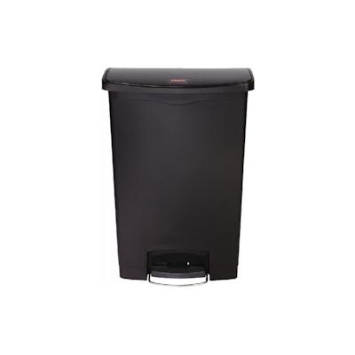 Rubbermaid Slim Jim Pedaleimer Breitseite 90 Liter schwarz Image