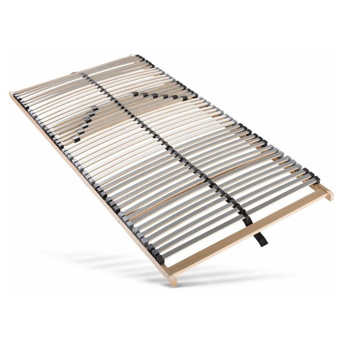 Sleepneo Lattenrost 140x200, Lattenrahmen aus Buche, 7 Komfortzonen, 42 Latten, Federholzrahmen Made in Germany, Lattenrost Selbstmontage, Traglast 150Kg Image