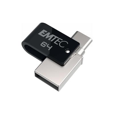 EMTEC Dual USB3.2 to Type-C T260 64GB (ECMMD64GT263C) - 64 GB