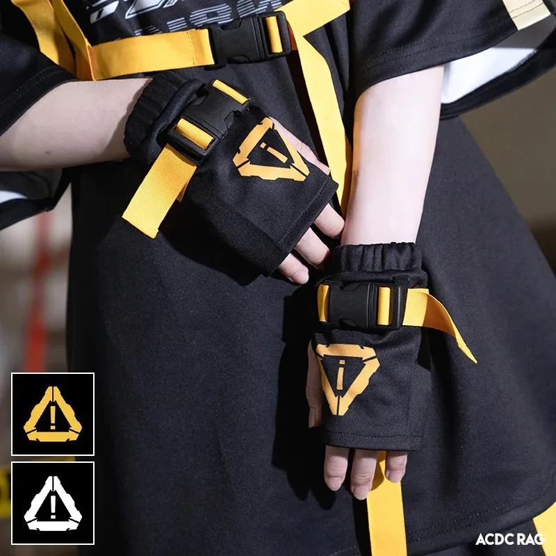 Steampunk würziges Mädchen Cyber Punk Element Hand handschuhe umfasst Subkultur y2k Lolita Handschuhe Frauen Cosplay Kostüm