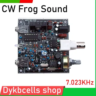 V3 Frog Sound 7,023 MHz CW Transceiver Empfänger Telegraph HAM Radio Empfangen Senden QRP Maschine Kurzwellen Radio Station