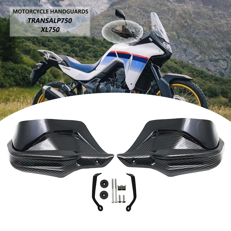 Für Honda TRANSAL 750 XL 750 TRANSALP 750 Handschutz Motorrad Handprotektoren Lenkerschutz Windschutzscheibe Image