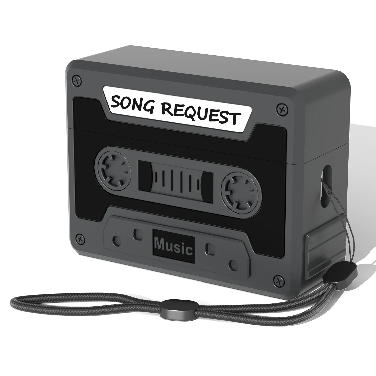 Für Airpods Pro 2 Hülle mit Lanyard Kreativität Classic Tape Style 3D-Design Schutzhülle für Airpods Pro 2nd Gen Hülle Image