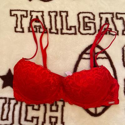 Pink Victoria's Secret Intimates & Sleepwear | Victoria’s Secret Pink Bra | Color: Red | Size: 34b