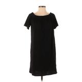 H&M L.O.G.G. Casual Dress - Popover Off The Shoulder Short sleeves: Black Solid Dresses - New - Women's Size Small