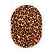 White 36 x 0.5 in Area Rug - Everly Quinn Furnish My Place Animal Area Rug Cheetah Real Nylon | 36 W x 0.5 D in | Wayfair