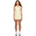 Ssense Exclusive Yellow Minidress & Shorts Set - Black - Sporty & Rich Dresses