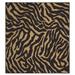 White 36 x 0.5 in Area Rug - Everly Quinn Furnish My Place Animal Print Brown/Black Area Rug Nylon | 36 W x 0.5 D in | Wayfair