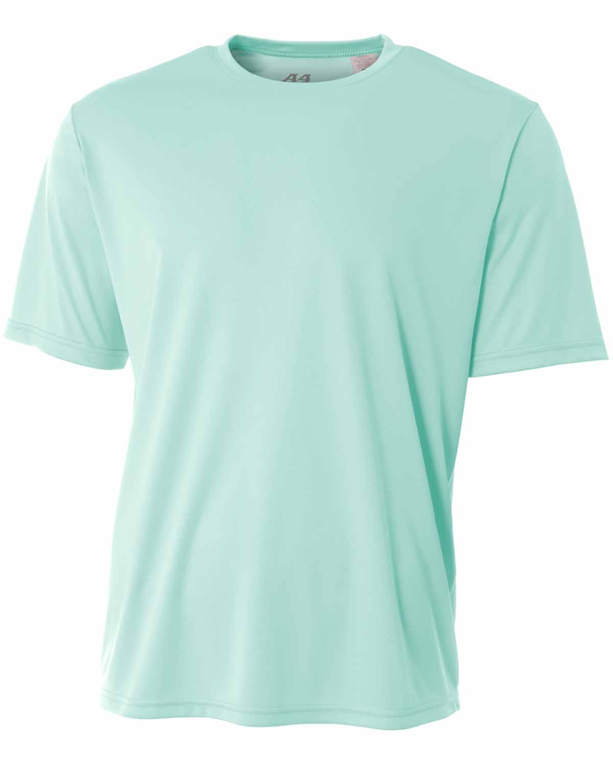 A4 NB3142 Youth Cooling Performance Crew T-Shirt in Pastel Mint size Large | Polyester A4NB3142