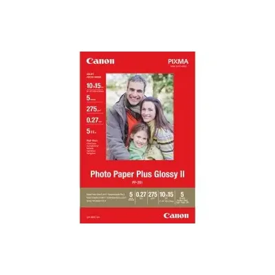 Canon PP-201 Glossy II Fotopapier Plus 10 x 15 cm – 5 Blatt