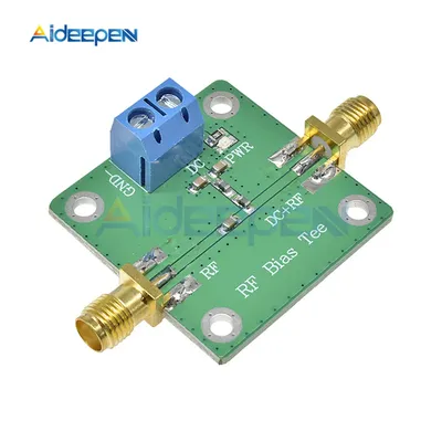 50V 500mA DC Bias Tee Wideband 10-6000 MHz 6GHz RF Microwave DC-blocker Module For HAM Radio RTL SDR