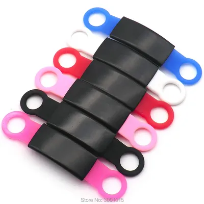 Wholesale 100Pcs Stainless Steel Tags withRubber Name Tag Slide-On Dogs Pet Id Tag Nameplate