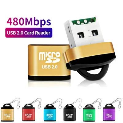 Mini USB Micro SD/TF Memory Card Reader USB 2.0 High Speed Adapter for Computer Desktop Laptop