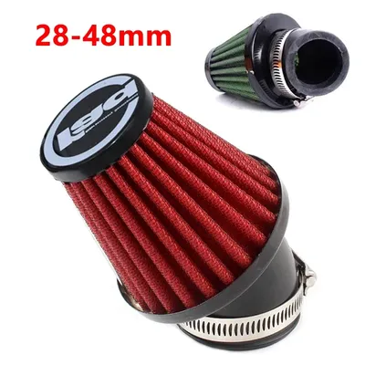 Motorcycle Air Filter 28mm-48mm Universal Sports High Flow Air Filter Intake for Yamaha JOG Cygnus