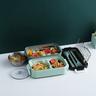 Lunch Box Doppio Isolamento 304 Con Stoviglie Ritorno A Scuola Bento Box Isolante Lunch Box In Polvere Di Corallo