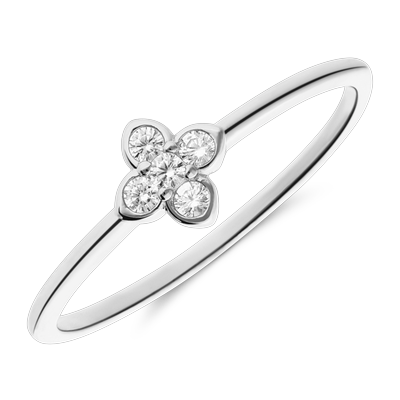 Lucardi - Ring 925 Silber - Silberfarbig Ringe 1 ct Damen Image