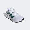 Laufschuh ADIDAS PERFORMANCE "GALAXY 7", Gr. 45, weiß (cloud weiß, collegiate grün, crystal weiß), Textil, Synthetik, sportlich, Schuhe