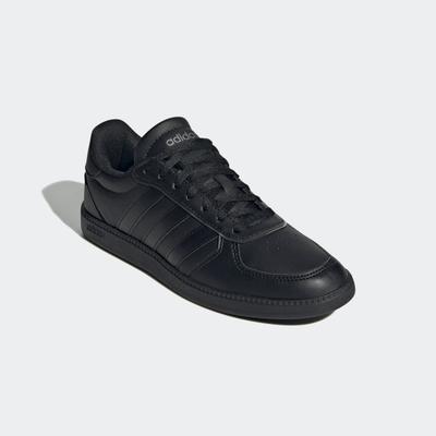 Sneaker ADIDAS SPORTSWEAR "BREAKNET SLEEK", Gr. 40, schwarz (core schwarz, core schwarz, iron metallic), Synthetik, sportlich, Schuhe Image
