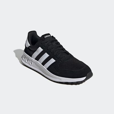 Sneaker ADIDAS SPORTSWEAR "RUN 84", Gr. 40, schwarz-weiß (core schwarz, cloud weiß, carbon), Textil, Leder, Synthetik, s