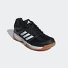 Hallenschuh ADIDAS PERFORMANCE, Gr. 38, schwarz-weiß (core schwarz, cloud weiß, gum10), Textil, Synthetik, sportlich, Schuhe